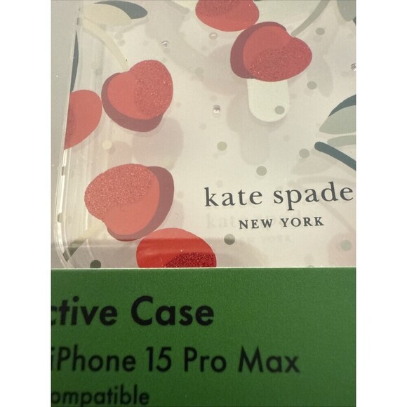 Kate Spade Phone case for Apple IPhone 15 Pro Max | Cherry Print MagSafe - Picture 2 of 4